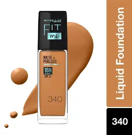 Maybelline Fit Me Matte and Poreless Foundation 340 Cappuccino 30ml